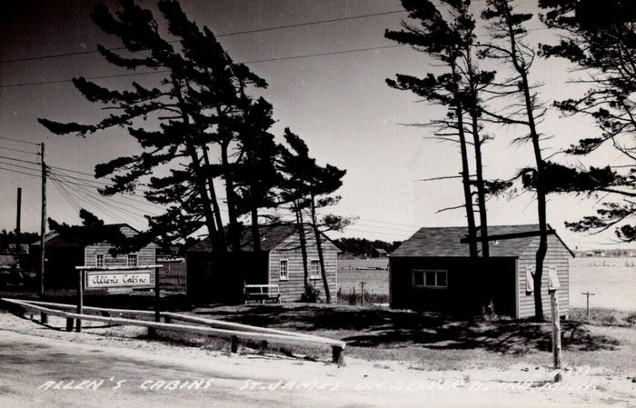 St. James (Beaver Island) - OLD POSTCARD (newer photo)